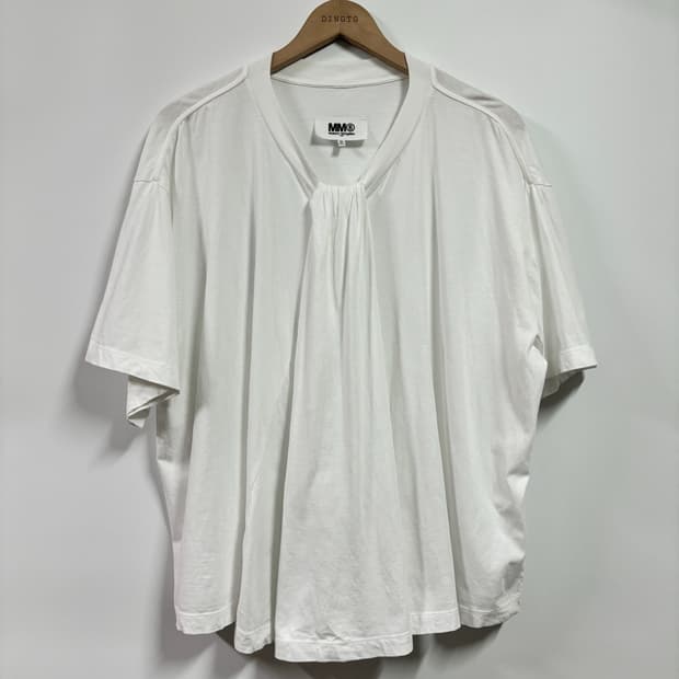 [L] MM6 마르지엘라 프론트 디자인 반팔 티셔츠