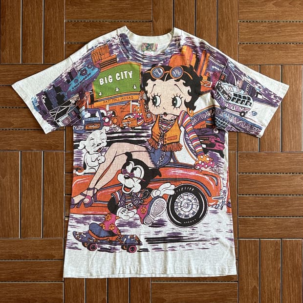 90’s Fruit of the Loom Betty Boop 1/2tee