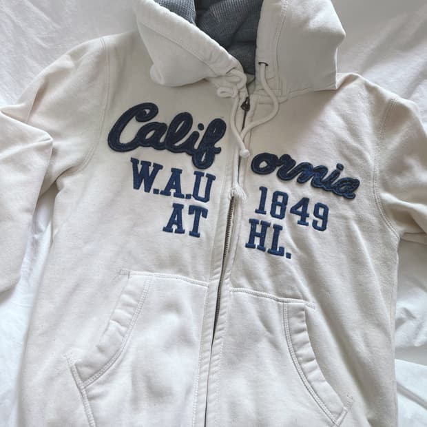 후아유 후드집업 아이보리 S