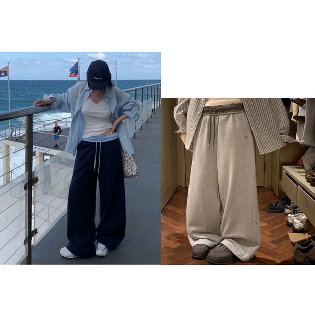 새상품) 그레이,네이비 일괄 에이블리 베이델리 배색 트레이닝