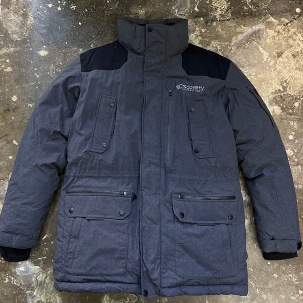 100) 디스커버리 헤비급 구스다운 패딩점퍼 대장급 거위털 패딩