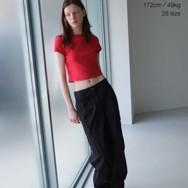 무탠다드 카고팬츠 블랙