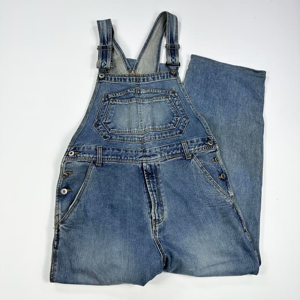 VTG 빈티지 데님 오버롤 멜빵바지 (L)