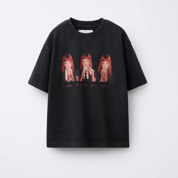 [새상품/당일배송] 자라 페이크 워싱 제니 루비 티셔츠, ZARA 제니