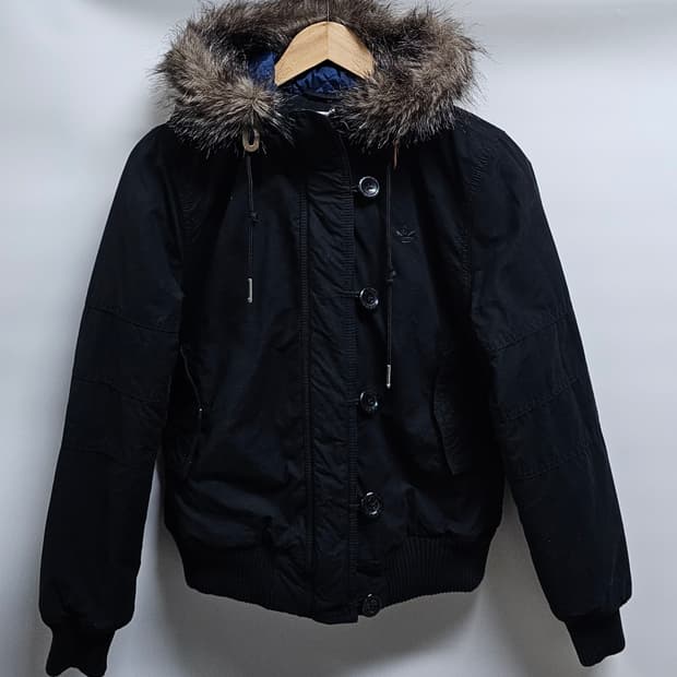 아디다스 여성 봄버 누빔자켓 34 S