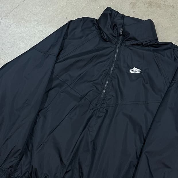 XL 나이키 블랙 내장 후드 바람막이