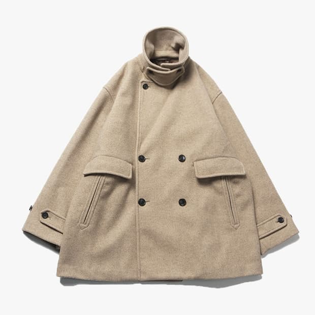 BEAMS - LOOSE WIDE PEA COAT