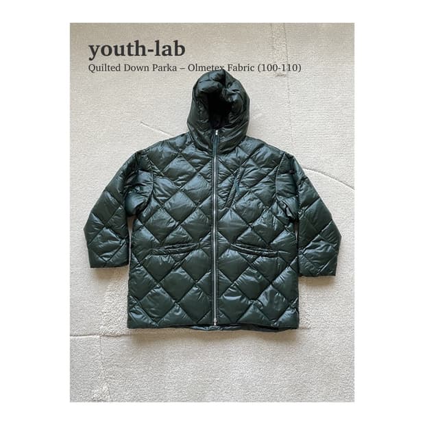 유스 퀄티드 다운 패딩 코트 (105-110)