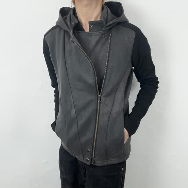 Tornado Mart Hybrid Micro-Suede Hooded J