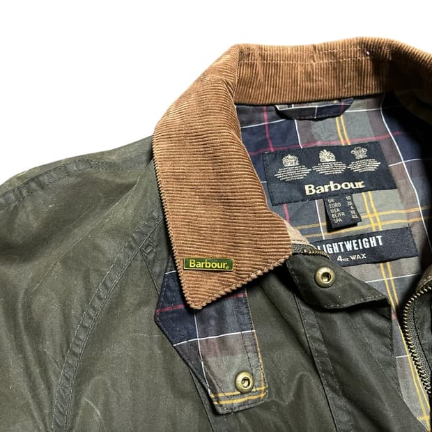 Barbour 라이트웨이트 왁스 자켓 여성 