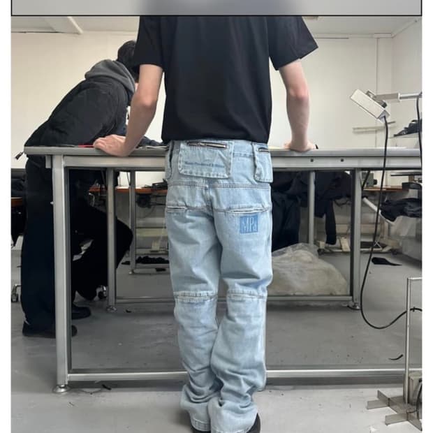 플라스틱 프로덕트 바지 m