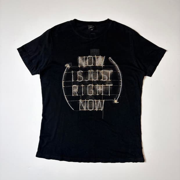 디젤 DIESEL 00's 라운드넥 프린팅 반팔 티셔츠 PN9233