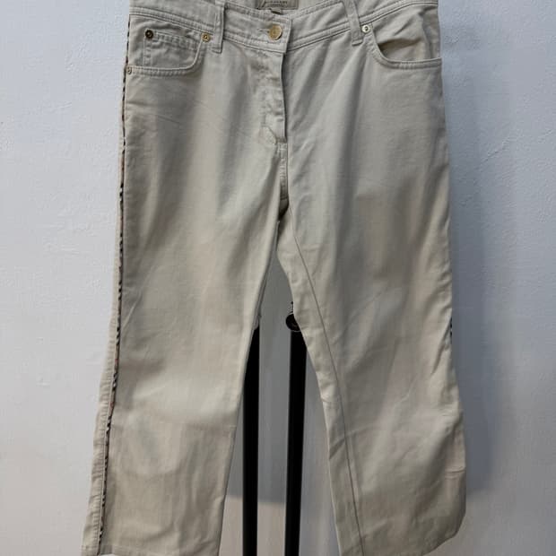 정품) 버버리 여성 코튼 팬츠 28인치