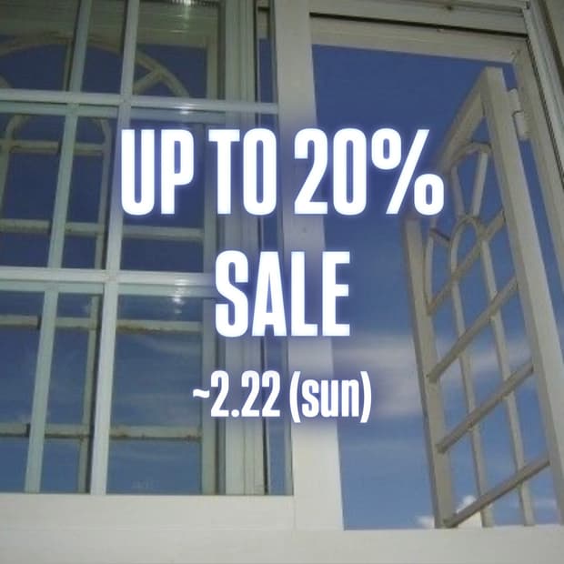 UP TO 20% SALE