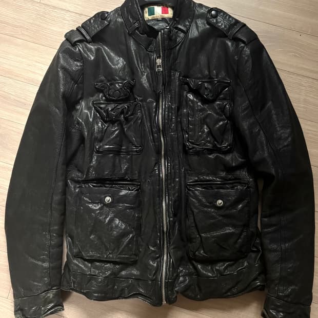 lambskin leather jacket