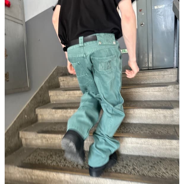 MPa CALF POCKET PANTS (EMERALD)