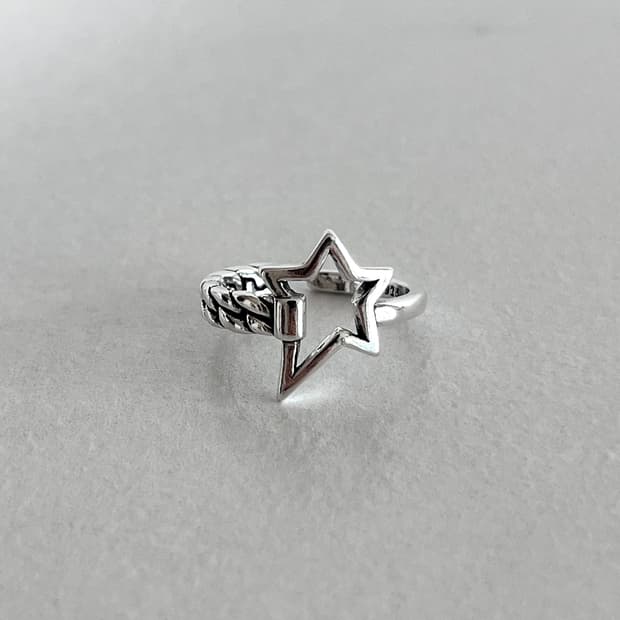 체인 스타 반지