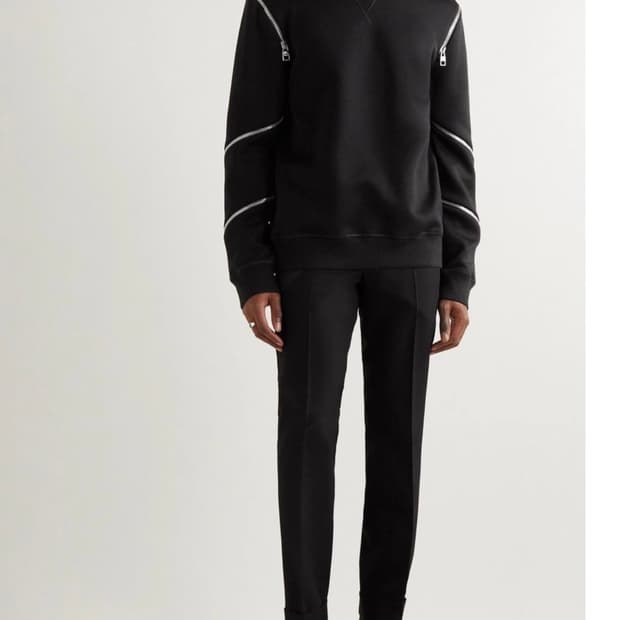 알렉산더 맥퀸 집 엠벨레시드 맨투맨