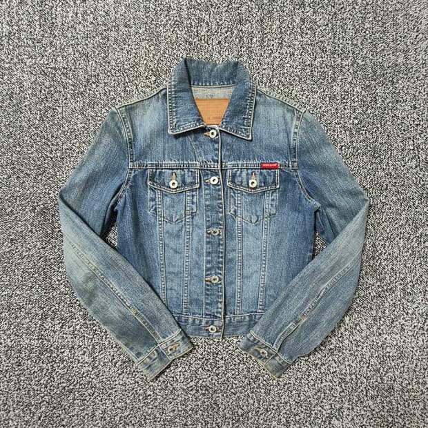빈티지9. 게스 Guess 마르시아노 크롭 데님 트러커 자켓