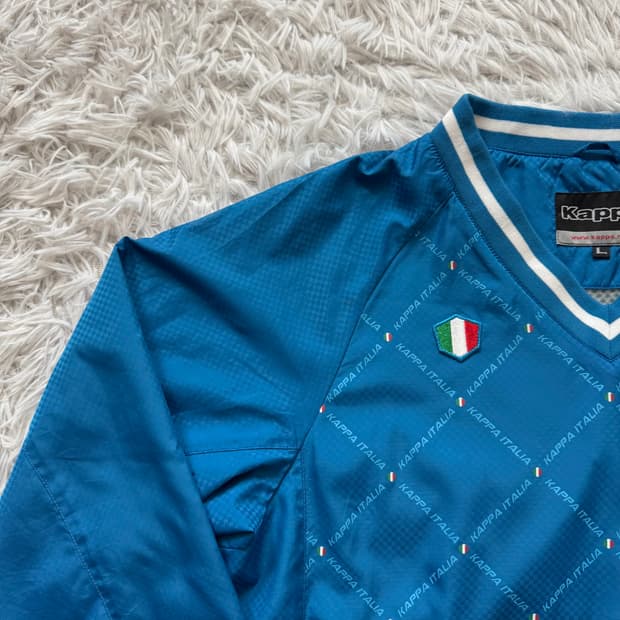 KAPPA 일본빈티지 나일론 바람막이 카파 축구유니폼 롱슬리브 L 100