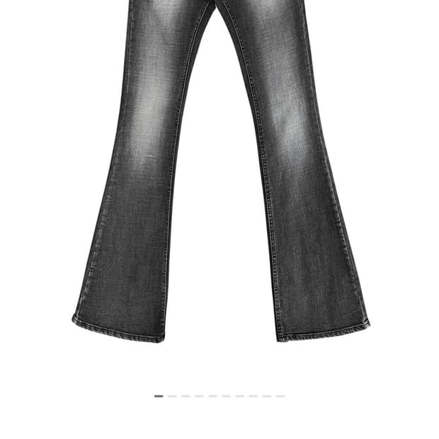 보헤미안서울 그레이 부츠컷 데님