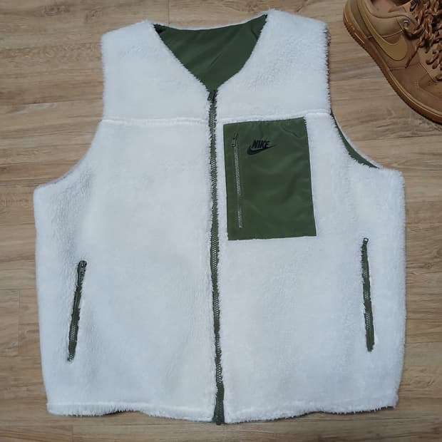 nike 나이키 양면 후리스 조끼 점퍼 자켓 남녀공용