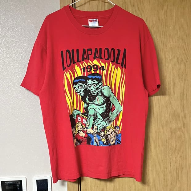 90s 빈티지 밴드티 반팔 티셔츠 / 롤라팔루자