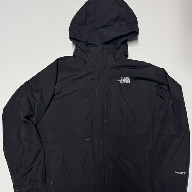 노스페이스 고어텍스 바람막이 오버핏 자켓 L 블랙