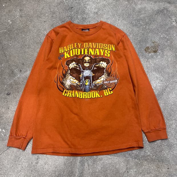 00‘s 할리데이비슨 코테네이즈 롱 슬리브 티
