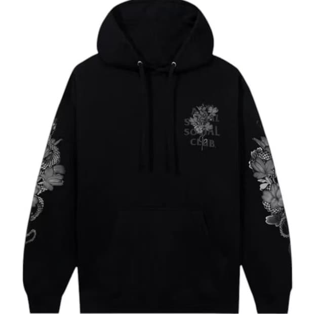 안티소셜클럽 hokkaido 리플렉티브 후드티 XL 새상품