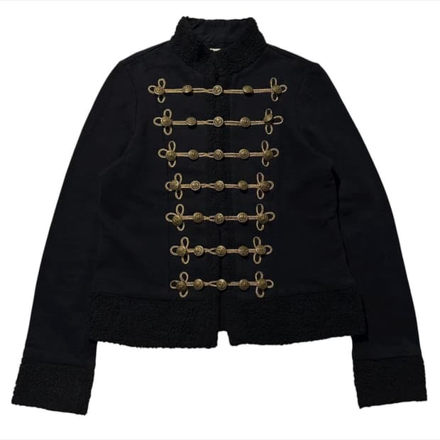 데님 앤 서플라이 랄프로렌 밀리터리 금장 버튼 자켓