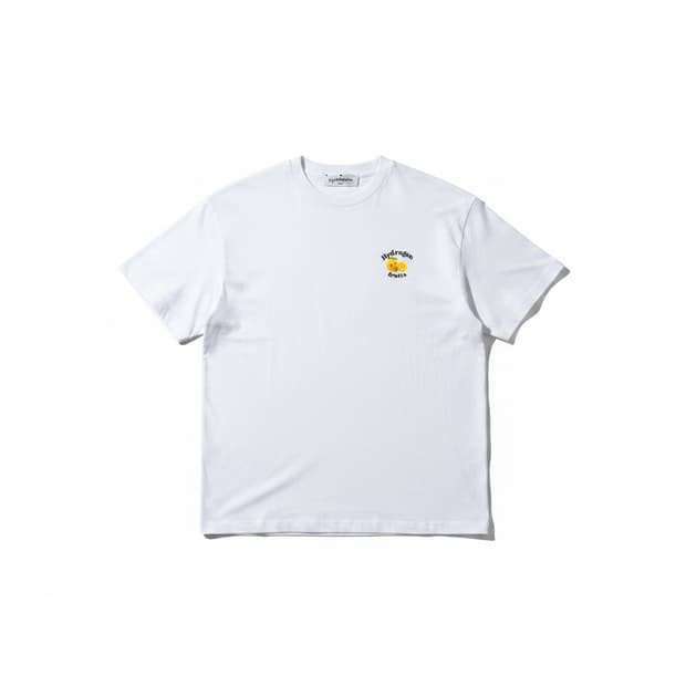 Hydrogen 화이트 반팔 티셔츠 L