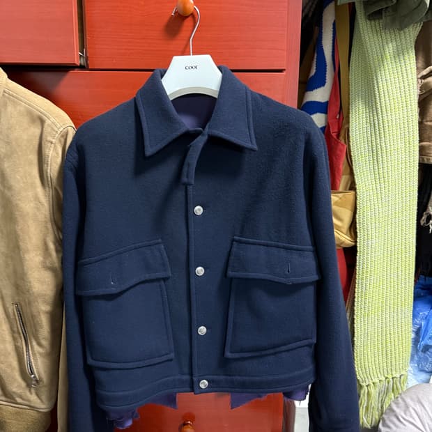 설밤 울 절개 자켓[L]