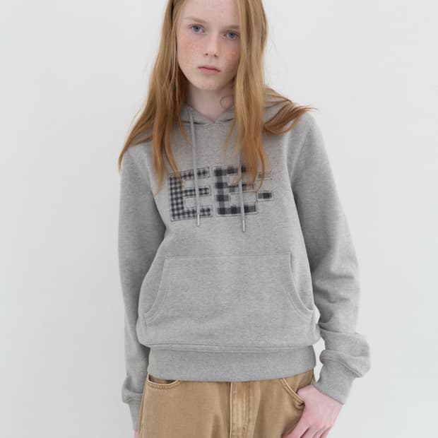 엔조블루스 픽셀 로고 후디