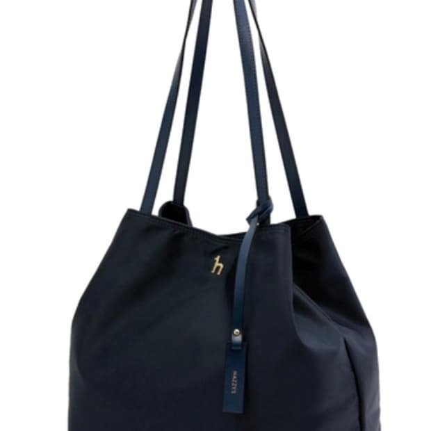 헤지스 나일론 퍼피로고 숄더백