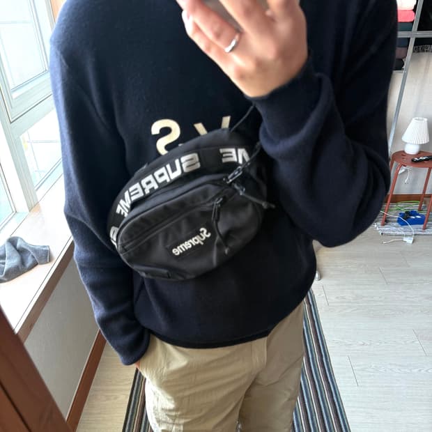 18ss 슈프림 웨이스트백