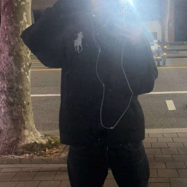 폴로 빅포니 패딩 네이비 XL