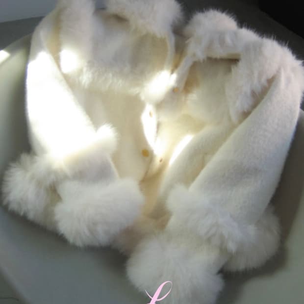 빈티지 갸루 하라주쿠 무스탕 퍼자켓