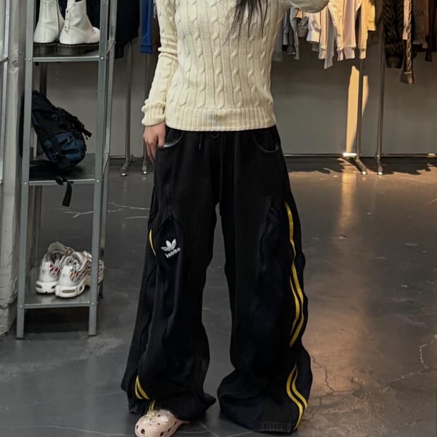 폴로랄프로렌 포니로고 아이보리 케이블니트꽈배기 A2889