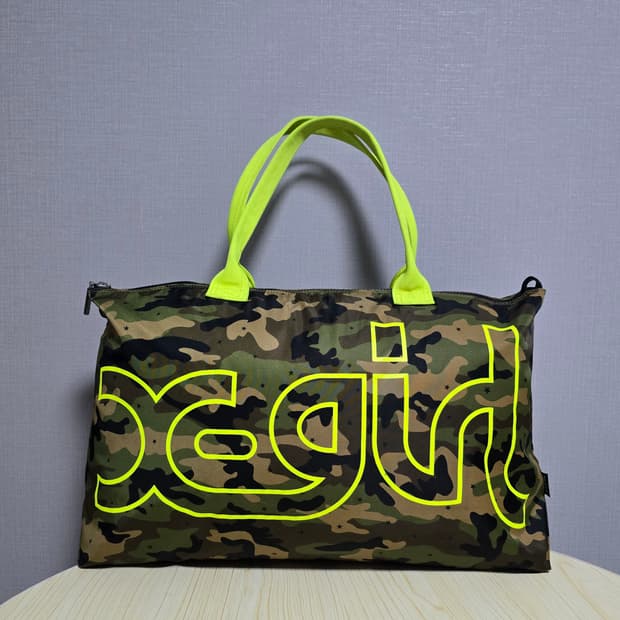 X-girl 엑스걸 카모플라쥬 토트백