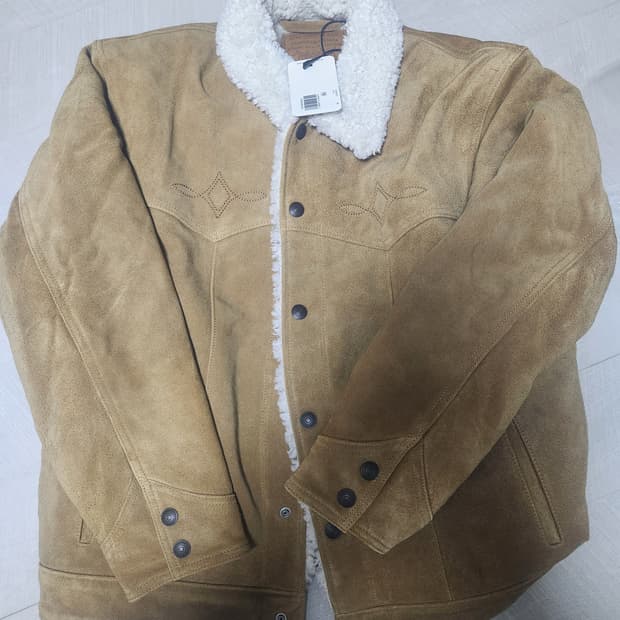 리바이스 웨스턴 스웨이드 쉐르파 자켓 M