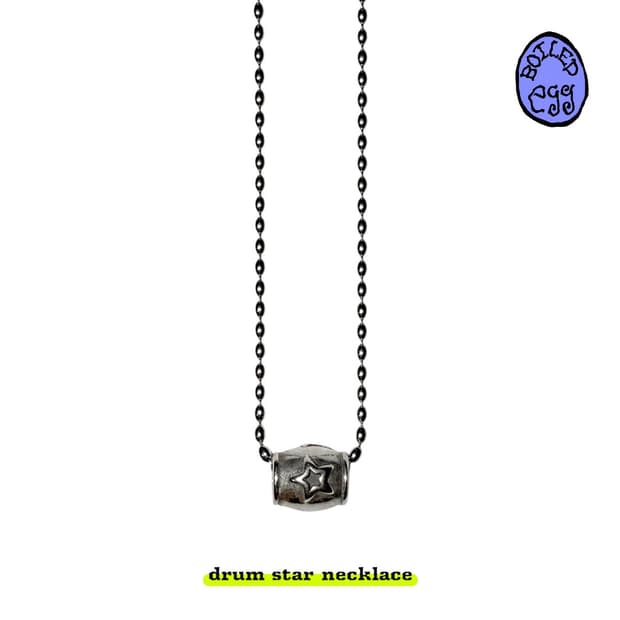 drum star necklace