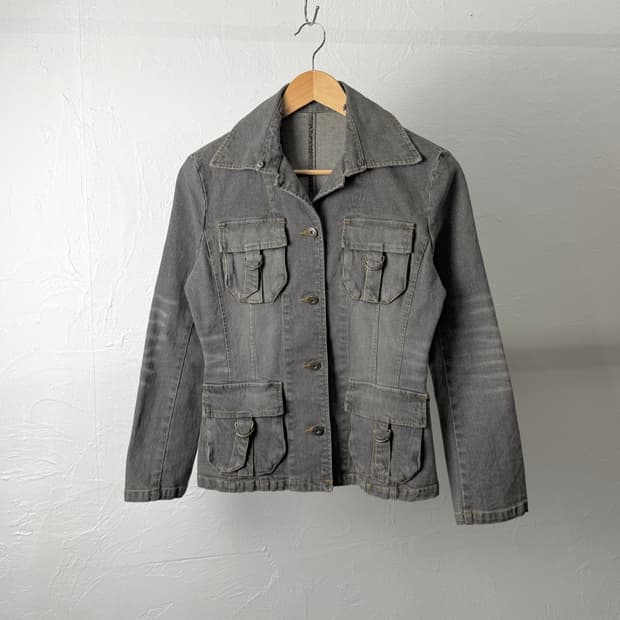 JPN 멀티 포켓 데님 자켓