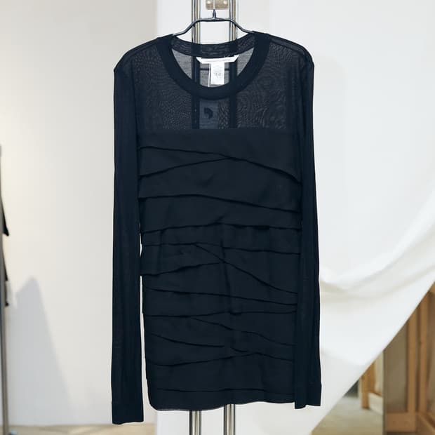 Viscose Silk Long Sleeve T-Shirt