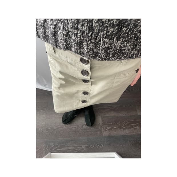 VTG beige midi skirt