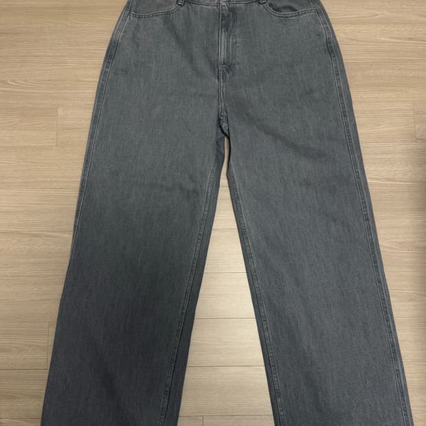 아모멘토 맨즈 세미 와이드 부츠 컷 L 다크그레이