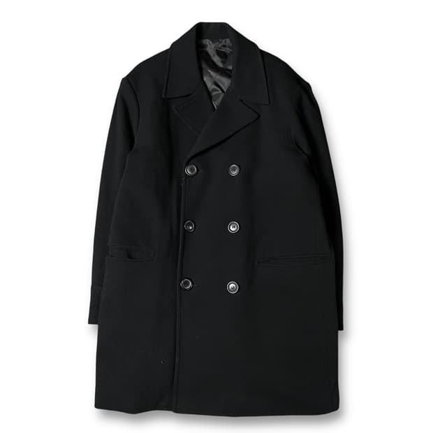 에드윈 블랙 코듀로이 울 더블코트 자켓