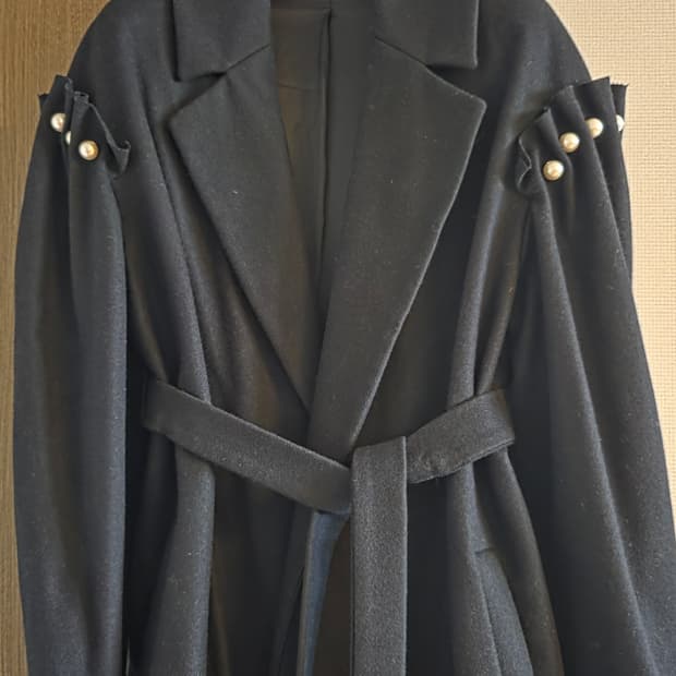 Mother of Pearl 네이비 롱코트 M(66)