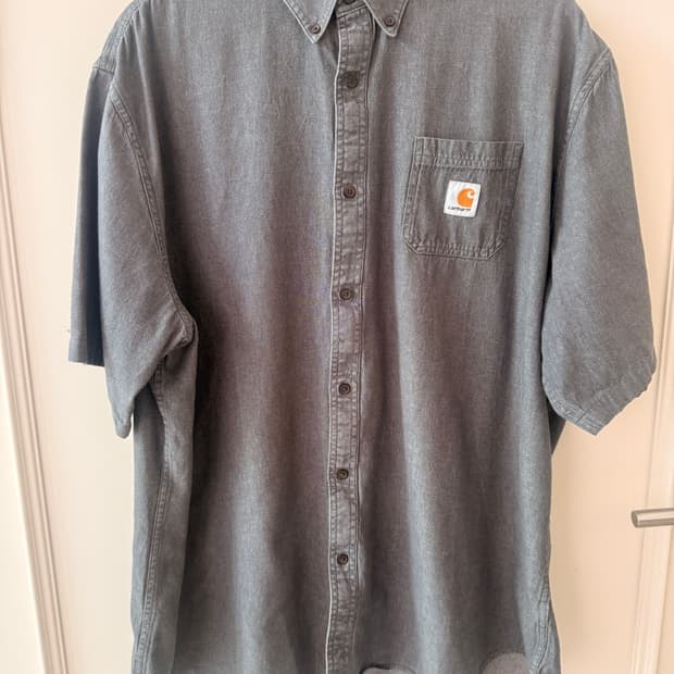칼하트 WIP(CARHARTT WIP) 데님 반팔 흑청