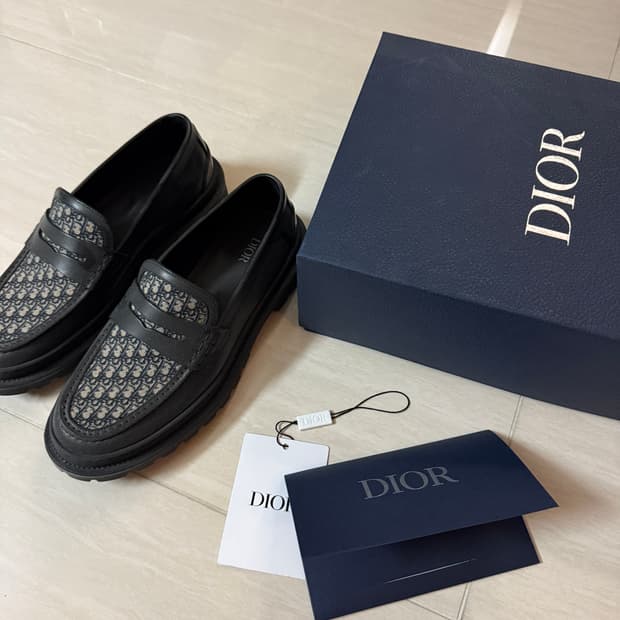 Loafer Beige & Black Dior US11